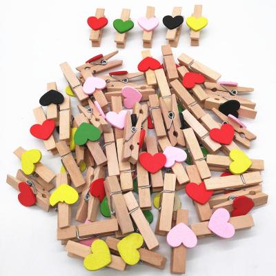 China Paperphoto Cuts DIY Mini Wooden Photo Paper Decorative Cute Clips for sale