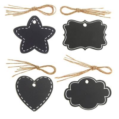 China Decorative Signs Mini Hanging Chalkboard Signs With String for sale