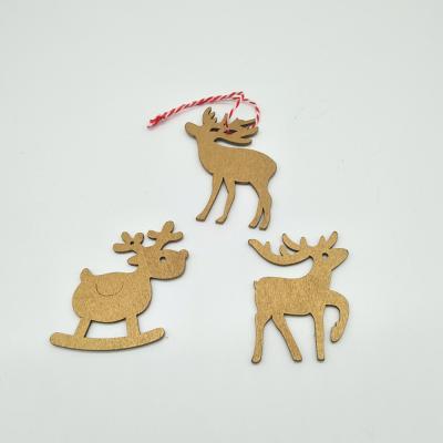 China High Quality Custom Christamas Tree Decoration Gold Christmas Decor With String for sale