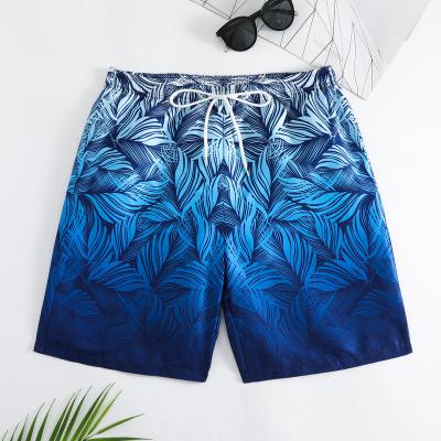 China Breathable Summer new men's shorts couple brand shark head camouflage beach pants 3D printing five-point pants wholesale for sale