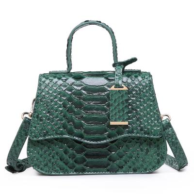 China Free shipping Tote Bag MOQ 1 Fashion Python Pattern Tote Bag Fashion Lady Shoulder Bag Python Leather Elegant Leather Tote Bag for sale