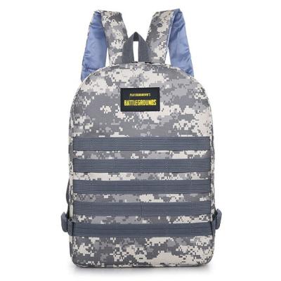 China Fashion Men Game Player PUBG Backpack Level 3 Backpack Unknown Cosplay Camouflage Large Capacity Outdoor Backpack for sale