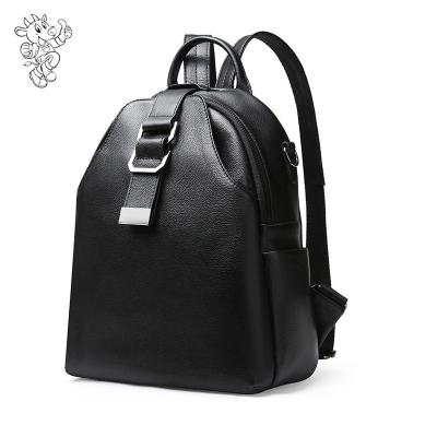 China None Fashion Genuine Leather Backpack Fashion Female Backpacks Belt Anti Theft Backpack Solid Shoulder Bag for sale