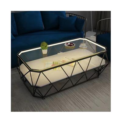 China Best Selling Living Room Light Luxury High-End Teapoy Travertine Coffee Table for sale