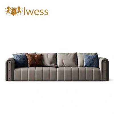 China Luxury high-end villa sofa designer Modern Italian light luxury creative straight classic sofa for sale