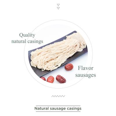 China Organic 22/24 AB Shorts Natural Sausage Sheep Casing Lamp Wrap By Factory Directly for sale