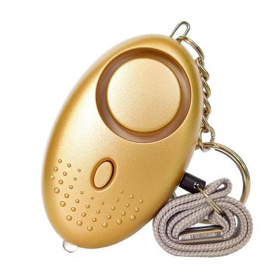 China Safe Personal Alarm 140DB ABS Sound Personal Security Alarm Key Chain With LED Light for sale