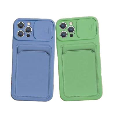 China 2022 Hot Selling Shockproof Mobile Phone Hybrid Portable Hidden Case Amazon TPU PC Card Slot For iPhone 11 Pro Case For iPhone for sale