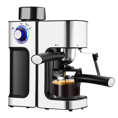 China Hot Sell Custom Logo Stainless Steel Portable Electric Easy Coffee Maker Automatic Machine for sale