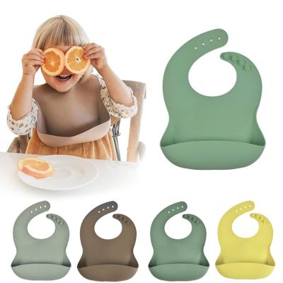 China Cheap custom made bpa free silicone pacifier easy clean waterproof baby bibs eco-friendly antibacterial for babies for sale