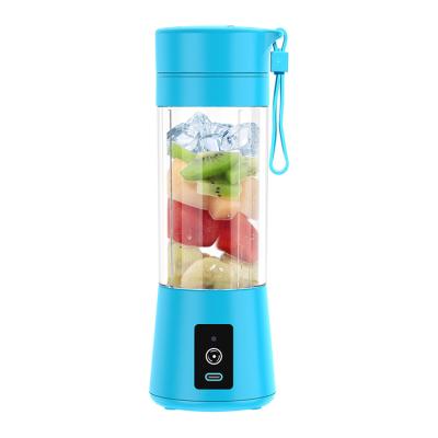 China Hot Selling Multifunctional 380ml USB Rechargeable Juicer Cup Portable Blender With 6 Blade for sale