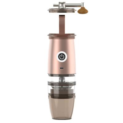 China Outdoor Hot Selling Mini Household Espresso Coffee Coffee Bean Rechargeable Electric Grinder with 5 geer for sale