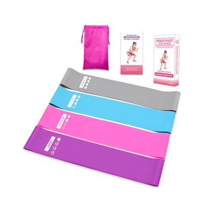 China Wholesale Home Multi Function Pure Natural Latex Exercise Fitness Booty Elastic Resistance Bands Set For Exercise for sale