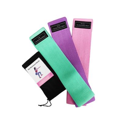 China Home Multicolor Different Sizes Latex Fabric Different Sizes Yoga Gym Indoor Workout Pull Up 3 Hip Resistance Booty Bands for sale