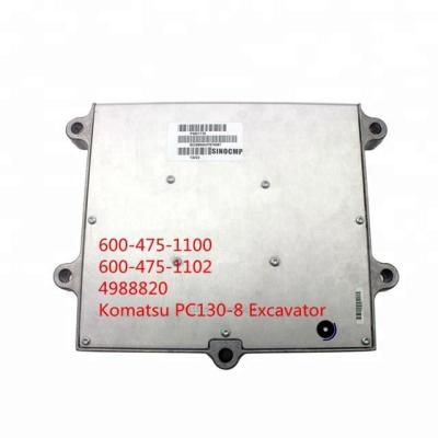 China Steel ECU 600-475-1100 Controller 600-475-1102 4988820 for Komatsu PC130-8 Excavator for sale