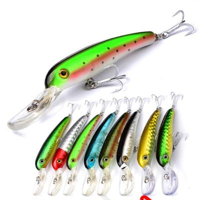 China Vivid Fish Action 115mm 14g 4# Hook Bass Fishing Mega Colorful Lure Swimming Hard Bait Minnow For Sale for sale