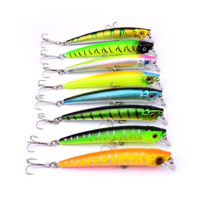 China Vivid Fish Action 8g 95mm Hook 6# Swimming Chinese Factory Fishing Artificial Minnow To Lure False Bait for sale