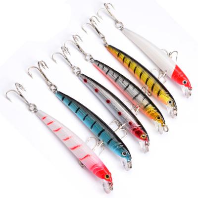 China Hard Vivid Fish Action 75mm/5.6g Saltwater Minnow Fishing Tackle Lure Fishing Lure Fishing Plastic Floating Slow Sinking Lures for sale