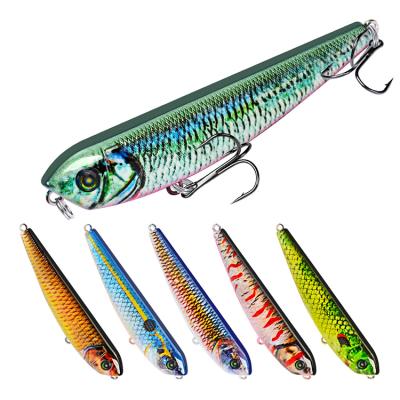 China Vivid Fish Swimming Action In Low MOQ Running Fish Lure 9 Grams 90mm Sea Water Hard Artificial Lead Bait Casting Fishing Lure for sale