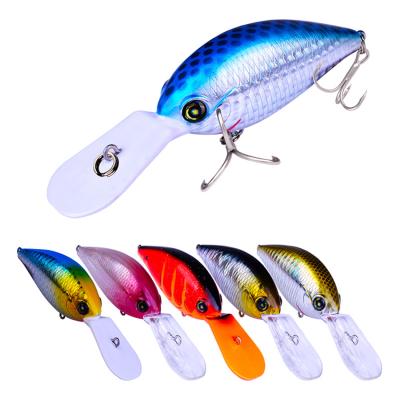 China Vivid Fish Action 15g 105mm Hot Selling Baits 6 Colors Swimming Floating Wobbler Fishing Lure Tackle Crank Bait for sale