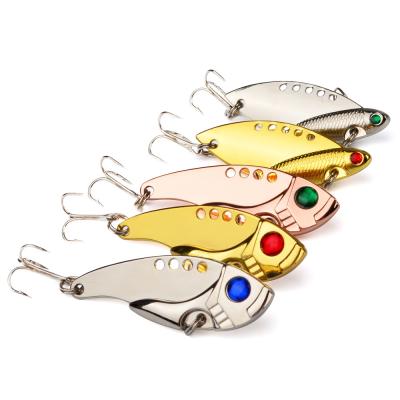 China Vivid Fish Action 11g 60mm Freshwater Freshwater Fishing Lure 5 Colors Swimming Lure Vib OEM Realistic Hard OEM for sale