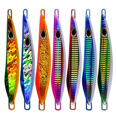 China Vivid Fish Action PESCA Bionic Metal Swimming Lure 175g 16cm Building Glow Fishing Lure Heavy Hard Bait Lead Luminous Fishing Lure for sale