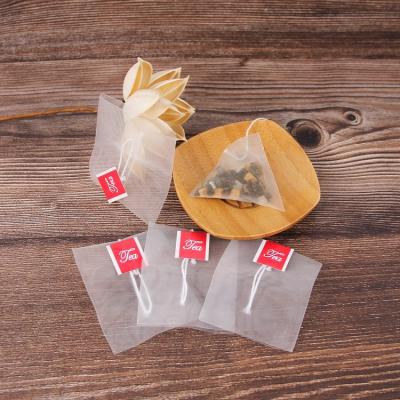 China Nylon Mesh Tea Bag Food Grade Transparent Empty Tea Bag for sale