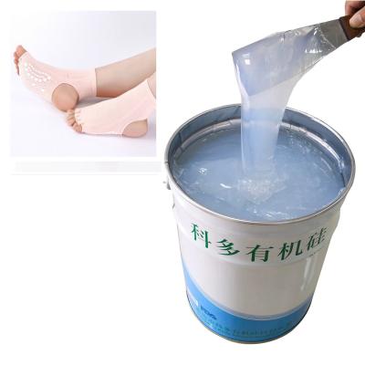 China REACH 2 Part Liquid 20kg Socks Silicone For Panty Hose for sale