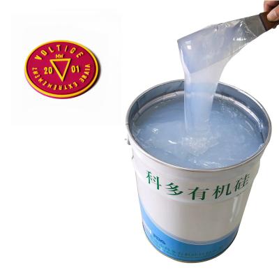 Chine Stickness solide anti filtrent le caoutchouc de silicone liquide pour la fabrication de moule à vendre