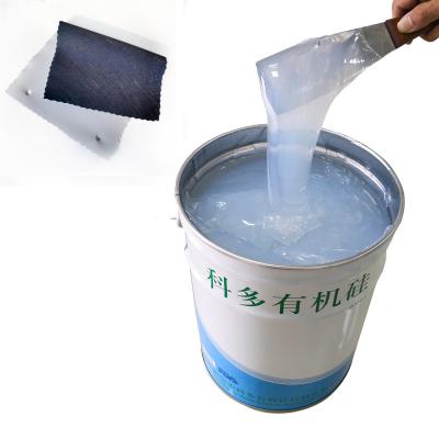 China Food Grade High Temperature 20kg Anti Slip Silicone On Fabric for sale