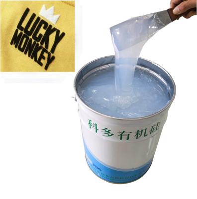 China Liquid Strong Adhesive 20kg Screen Printing Silicone Ink for sale