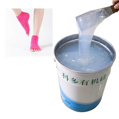 China RoHs Liquid Body Safe Anti Slip Socks Silicone for sale