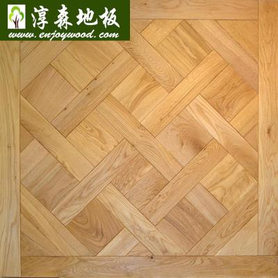 China 1m Oak Versailles Parquet Board Traditional Solid European Chantilly Wood Parquet Board 1m Square Bordeaux Parquet for sale