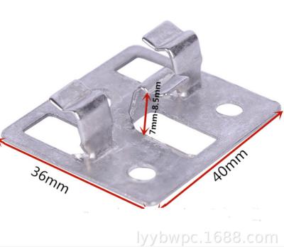 China Modern WPC Decking Clip For Exterior Flooring for sale