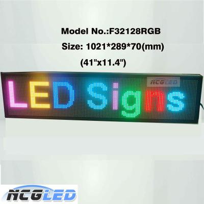 China Factory price High quality P7.62mm aluminum frame led message display for sale