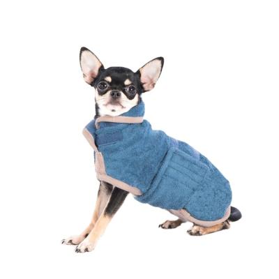 China Compressed Pet Supplies 2021 New Fashion Dog Bathrobe Water-absorb All Seasons Pajamas Bathrobe Dog Towel Microfiber Drying for sale