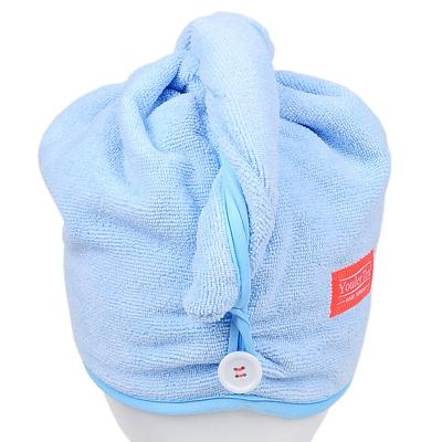 China QUICK DRY Hair Salon Beauty Hair Wrap Twist Head Towel Microfiber Quick Dry Turban for sale