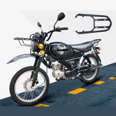 China Hot Selling Carbon Steel Q195 Fuel Motorcycle BX110 Metal Rear Rack Offroad Rack for sale