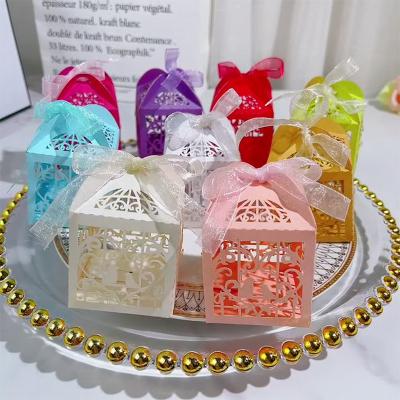 China Recyclable Muslim Gift Set Mini Packaging Box Islamic Wedding Nikkah Gifts Favor Box With Ribbon for sale