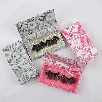 China Private Label Wholesale Biodegradable 3D Mink False Eyelash Boxes Custom Logo Packaging With Tray for sale