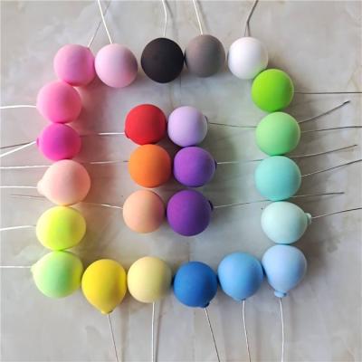 China Wholesale Color Super Light Clay Confessions Balloon Cake Plug-In Super Light Baking Decoration for sale