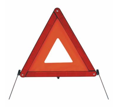 China 43 X 43 X 43CM Easily Assemble Outdoor Road Car Warning Reflective Triangle for sale