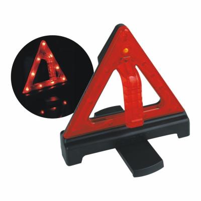 China Triángulo de advertencia de seguridad vial con LED intermitente manejar y montar fácilmente para emergencias de automóviles en venta