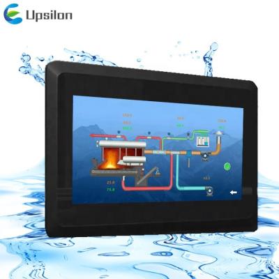 China New product modbus hmi touch screen panel waterproof enclosed price 7