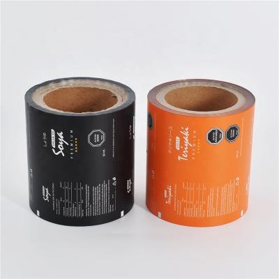 China Matte Aluminized Color Roll Moisture Proof Film Seasoning Sauce Packaging Film for sale