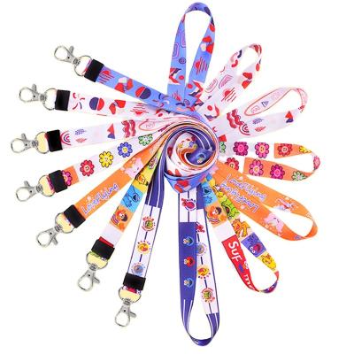 China Decorative Pendants Water Cup Band Patterns Hot Selling Luminous Printed 100% Polyester Hang Tags And Lanyard For Hang Tags And Decorative Pendants for sale