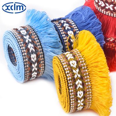 China High tenacity china supplier shipping 100% polyester 3.8cm jacquard lace immediately for arts and crafts for sale