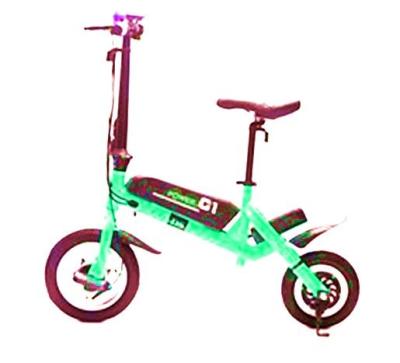 China C1 aluminum alloy folding E bike mechanism compliant lithium battery folding exquisite figure electric bicycle for sale