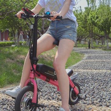 China Standard 36V 350W 12inch Folding Electric Bicycle C1 e Bike Scooter Electric Car for sale