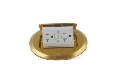 China 110V - 250V Waterproof Floor Outlet With Tamper / Weather Resistant Device for sale